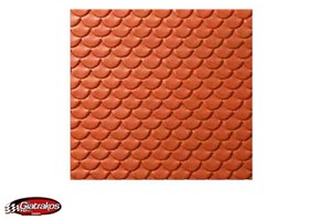 Noch Scalloped Tile, Red 1/50