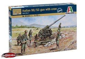 Italian 90/53 Gun with Crew (6122)