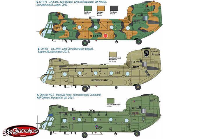 Italeri 1:48 Chinook HC.2 CH-47F Kit Modellistico IT2779 – Scala 1/48