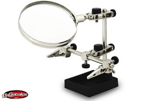 Articulated arm with magnifying glass (27022)