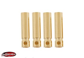 Gold Connectors 4mm Female (4pcs)