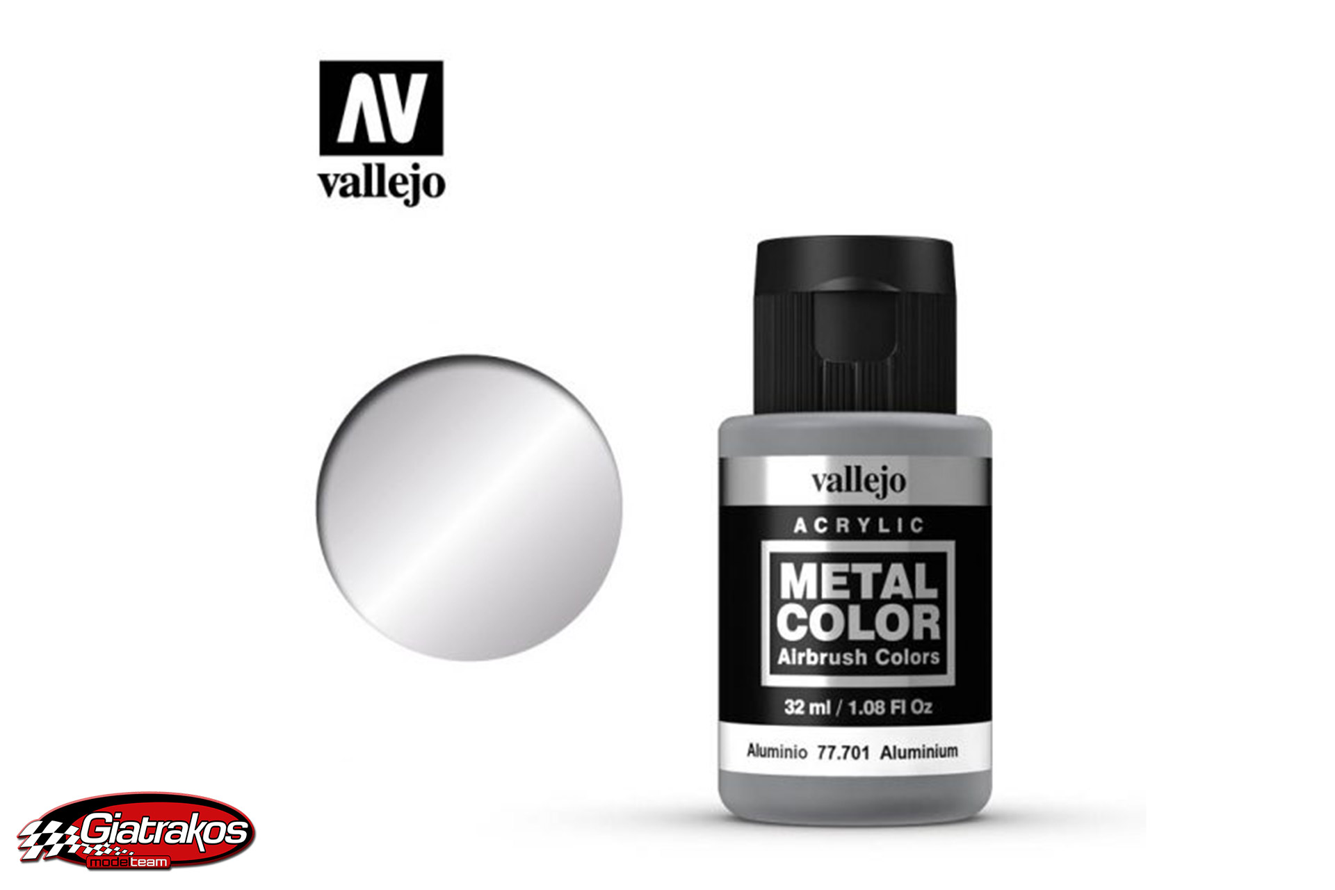 Aluminum Metal Color - Vallejo (77701)