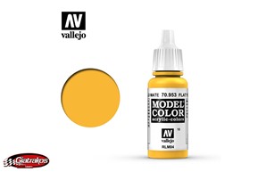 Acrylic Color Flat Yellow - Vallejo (70953)