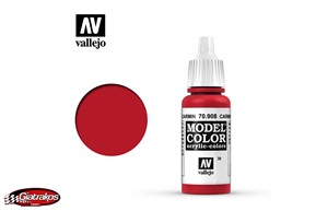 Acrylic Color Carmine Red - Vallejo (70908)