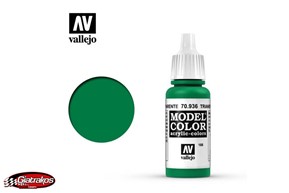 Acrylic Color Transparent Green - Vallejo (70936)