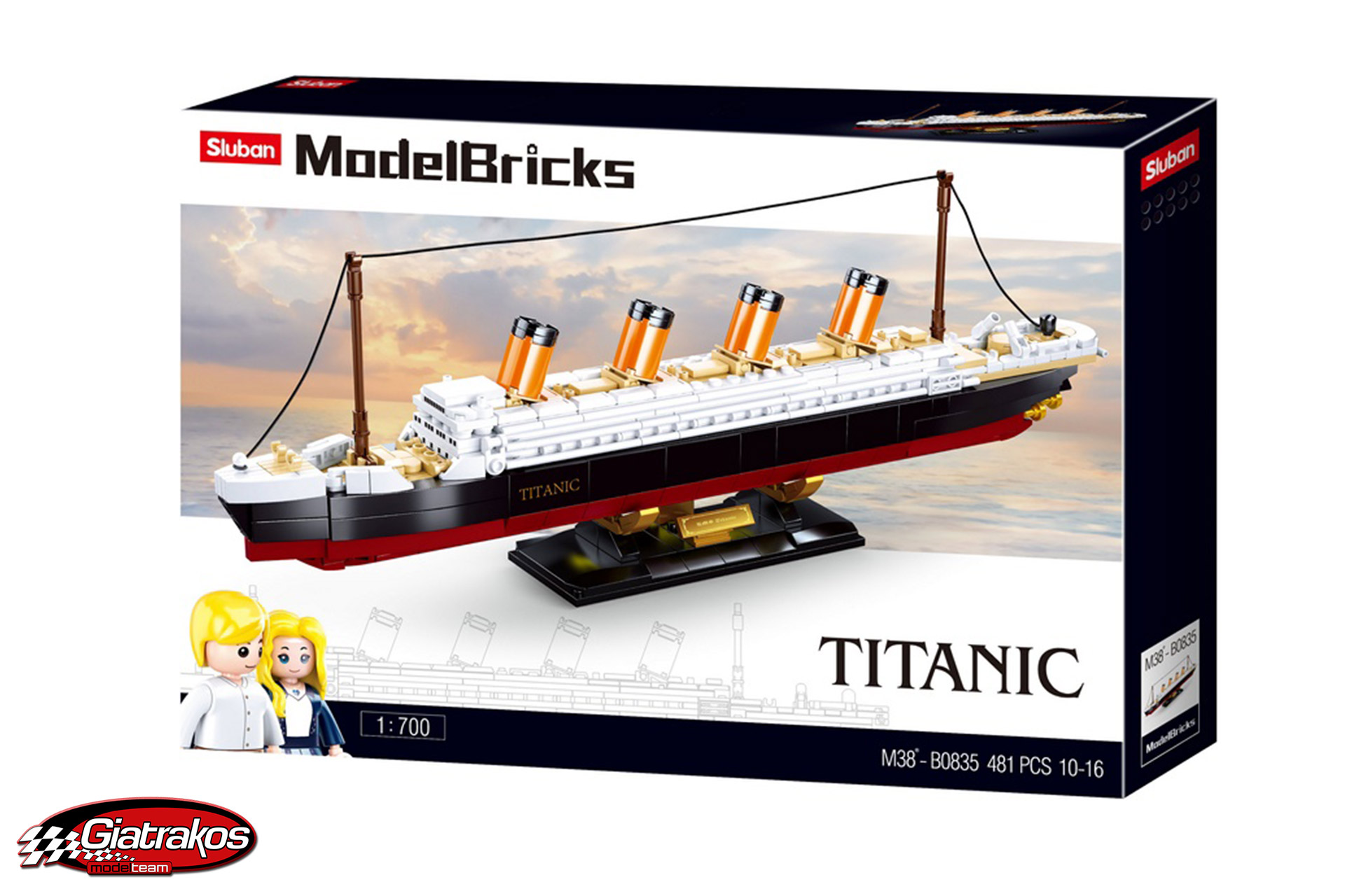 Sluban Titanic M38-B0835 1/700