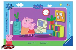 Peppa Pig at the Computer, Παζλ Πέππα (061235)