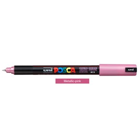 Μαρκαδόρος POSCA PC-1MR METAL PINK M13