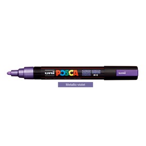 Μαρκαδόρος POSCA PC-5M MET. VIOLET M12