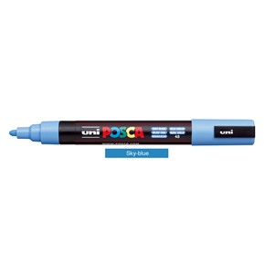 Μαρκαδόρος POSCA PC-5M SKY BLUE 48