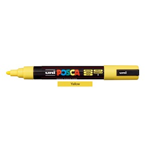 Μαρκαδόρος POSCA PC-5M YELLOW 2