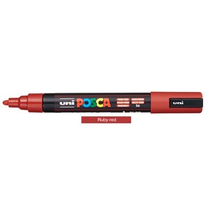 Μαρκαδόρος POSCA PC-5M RUBY RED 56