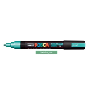 Μαρκαδόρος POSCA PC-5M METAL GREEN M6