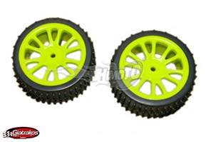 Himoto Wheels/Tyres Yellow 85024 (2pcs)