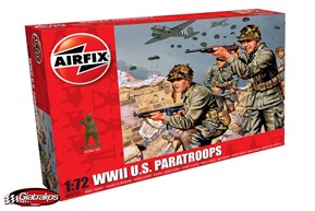 WWII U.S. Paratroops 1/72 (A00751)