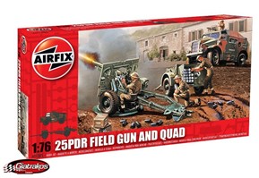 25pdr Field Gun and Quad (01305)