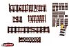 Noch Garden Fences, 72pcs (13096)